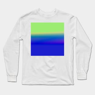 BLUE GREEN PINK TEXTURE ART Long Sleeve T-Shirt